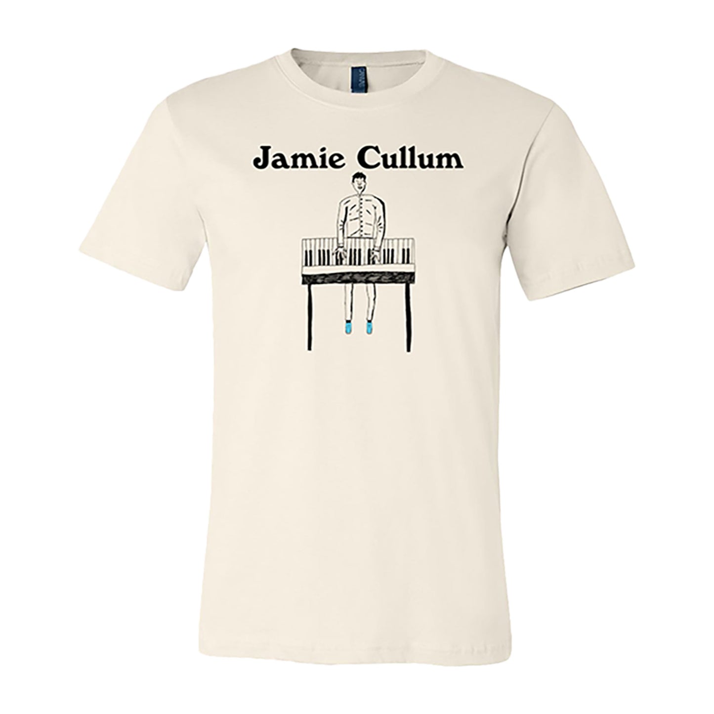 Piano Sketch T-shirt - Natural