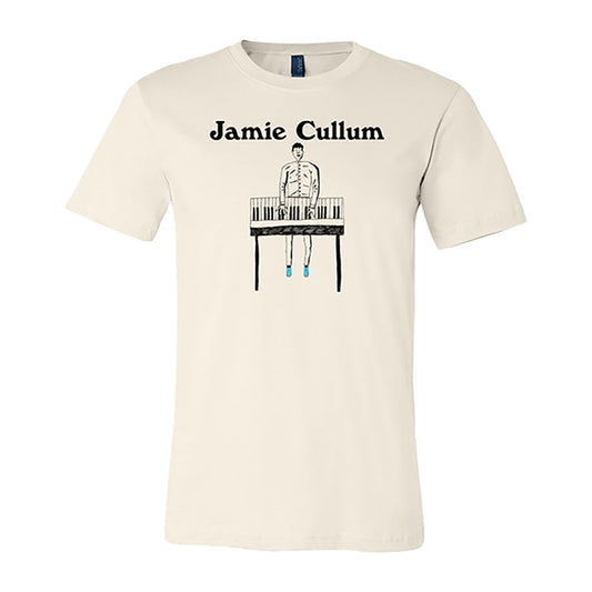 Piano Sketch T-shirt - Natural