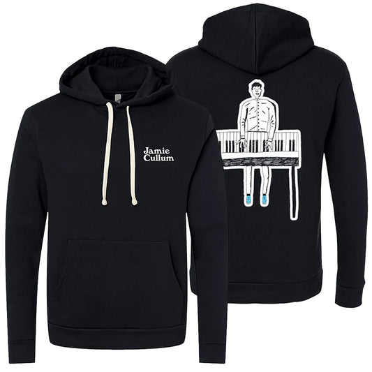 Piano Sketch Pullover Hoodie
